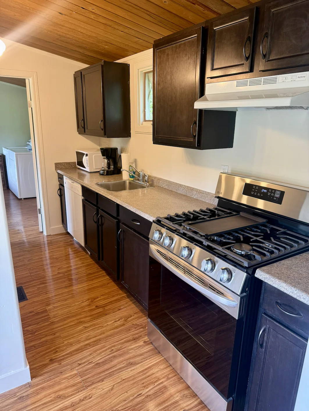 Louie Lake Cabin Kitchen