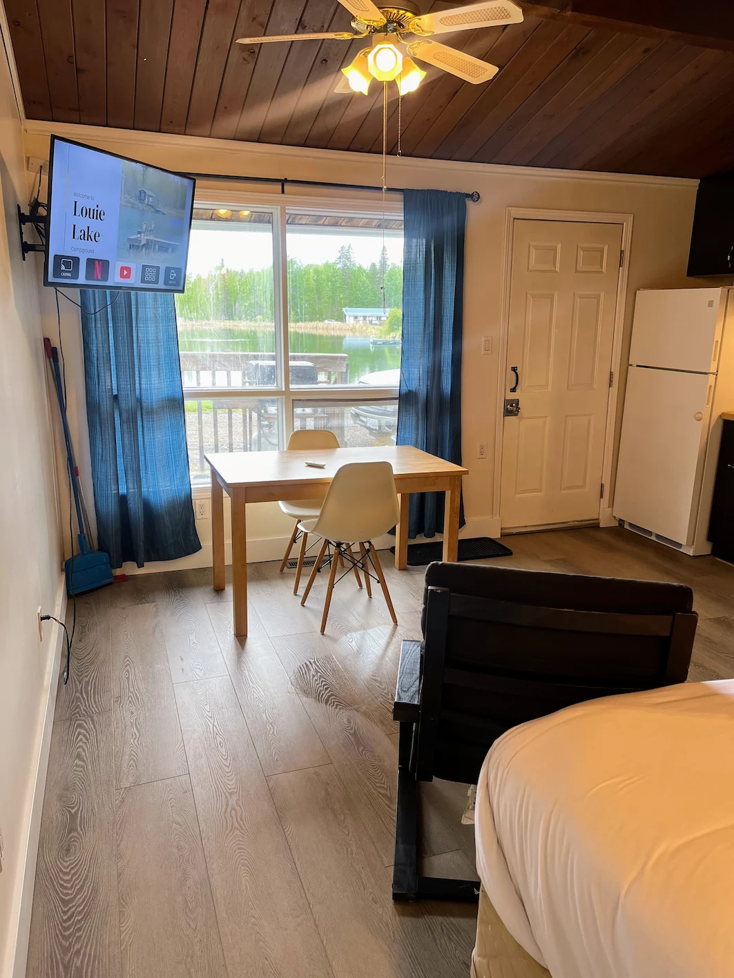 Louie Lake Cabin Living Room